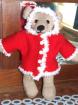 SANTA CLAUS - TEDDYBÄR HANDARBEIT NEU