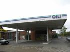 Freistehendes Dach / Schmetterlingsdach / Halle einer Tankstelle ca. 16x16m mit